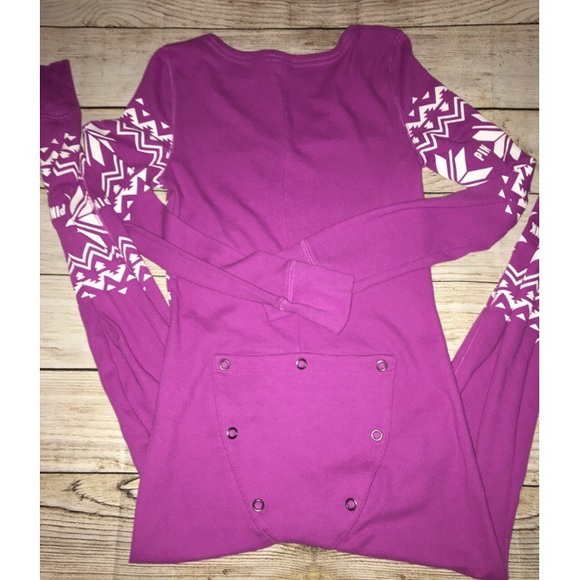 PINK one piece pajama size S *like new* - Picture 4 of 5